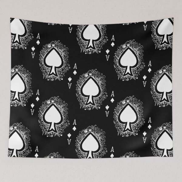 Item preview, Ace Of Spades | Doodles (Dark) designed and sold by the-krisney-way.