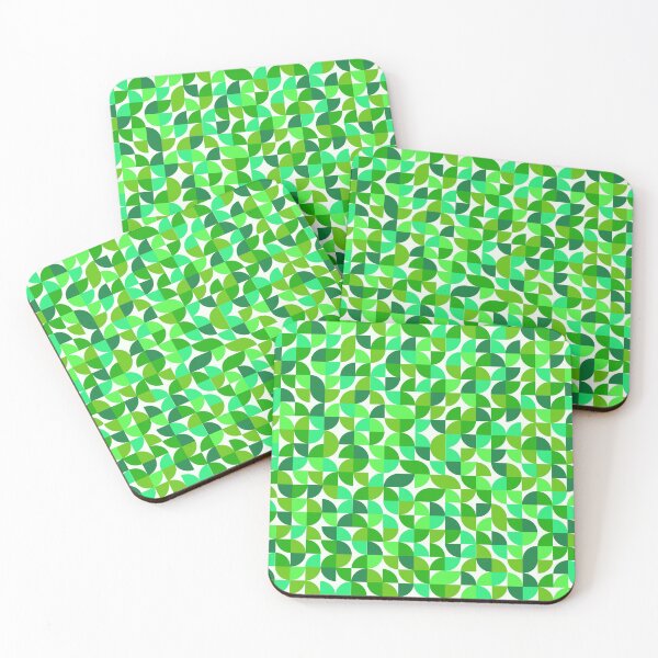 Item preview, Geometric pattern green shades circles designed and sold by urban-color.