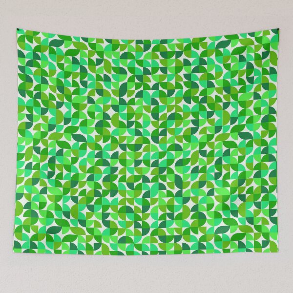 Item preview, Geometric pattern green shades circles designed and sold by urban-color.