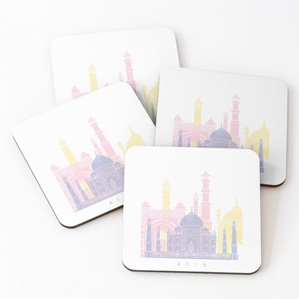 Item preview, AGRA SKYLINE POSTER PASTEL designed and sold by paulrommer.