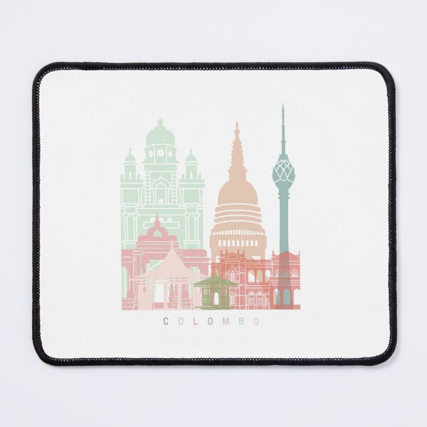 Item preview, Colombo skyline poster pastel designed and sold by paulrommer.