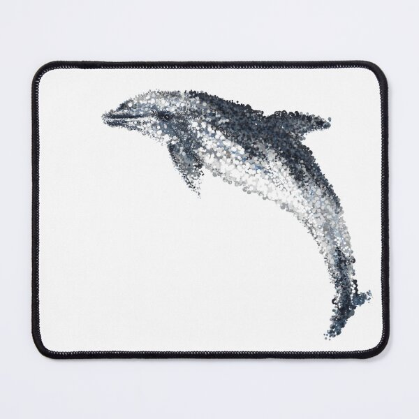 Item preview, Burrunan Dolphin Pointillism Dot Art designed and sold by lokilovesart.