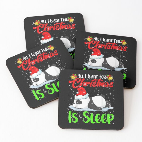 Item preview, All I Want For Christmas Is Sleep Santa Panda Animal Lover T-Shirt designed and sold by Besnier-Rahel.
