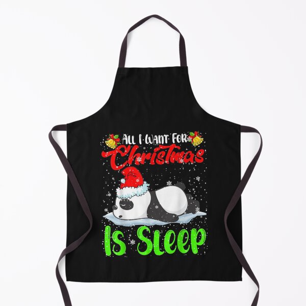 Item preview, All I Want For Christmas Is Sleep Santa Panda Animal Lover T-Shirt designed and sold by Besnier-Rahel.