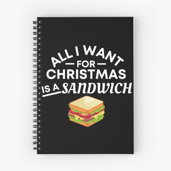 Artikelvorschau, Alles, was ich zu Weihnachten will, ist ein Sandwich - Lustige Sandwich-Wortspiele - Weihnachtsgeschenk für Sandwich-Liebhaber entworfen und verkauft von CaitU.