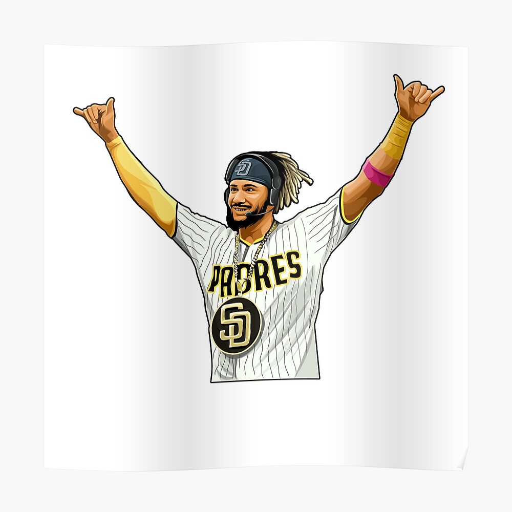 Fernando Tatis Jr Jersey  Sticker for Sale by athleteart20