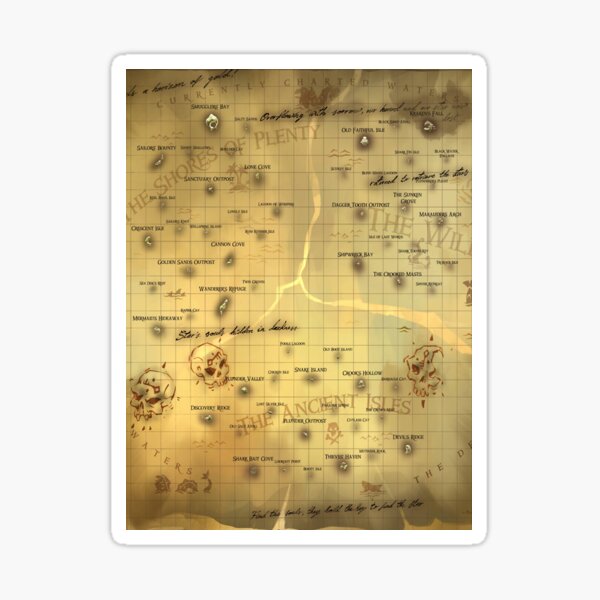 Item preview, Map on the world sea game action-adventure cew designed and sold by ClareIrons463.