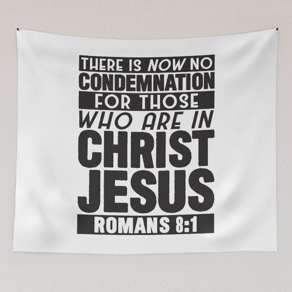 Item preview, Romans 8:1 designed and sold by plushism.