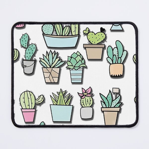 Item preview, Doodle Cactus Pattern designed and sold by Huynhdesign.
