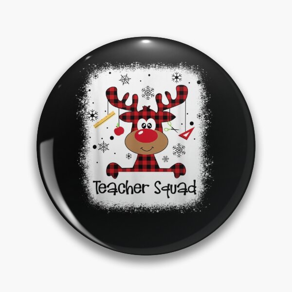 Item preview, Bleached Teacher Squad Reindeer Funny Teacher Christmas Xmas designed and sold by pinkard.