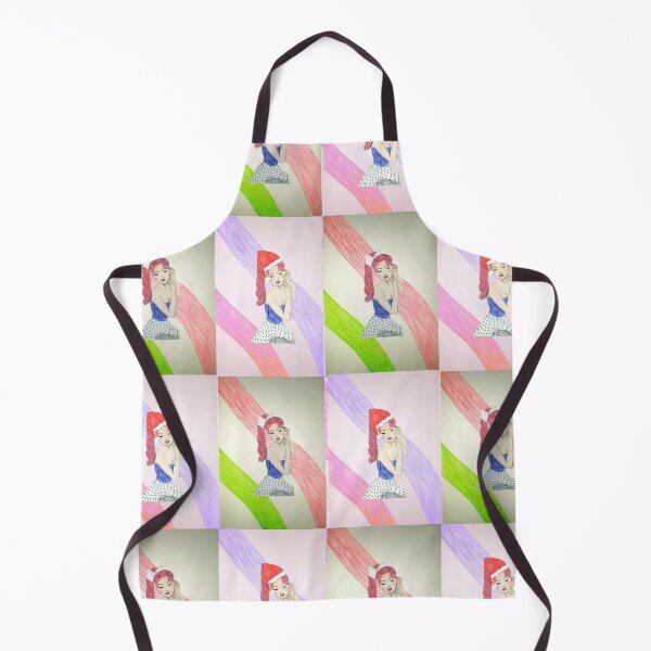 Item preview, Merry Christmas Festive Pinup Rockabilly Pattern designed and sold by ClosLineDesigns.