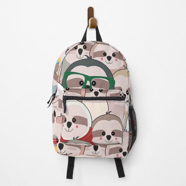 Item preview, lovely cute sloth in pink grey pastel designed and sold by Huynhdesign.