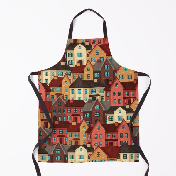Item preview, Realtor Brick Houses Neibourghood Pattern designed and sold by Huynhdesign.
