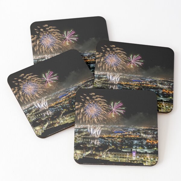 Item preview, Fireworks over Stockton on Tees designed and sold by davehudspeth.