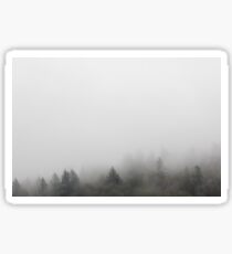 Trees and Fog Sticker
