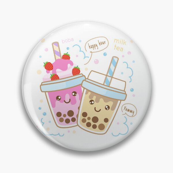Item preview, Boba Bubble Milk Tea Tapioca Pearls Couple Love Pair designed and sold by Simplyy  Unique.