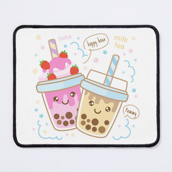Item preview, Boba Bubble Milk Tea Tapioca Pearls Couple Love Pair designed and sold by Simplyy Unique.
