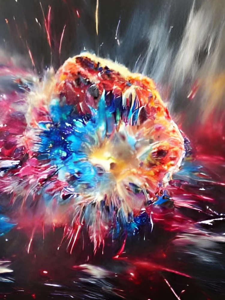 Thumbnail 4 of 4, iPhone Case, AI Generated Supernova designed and sold by PyroPython.