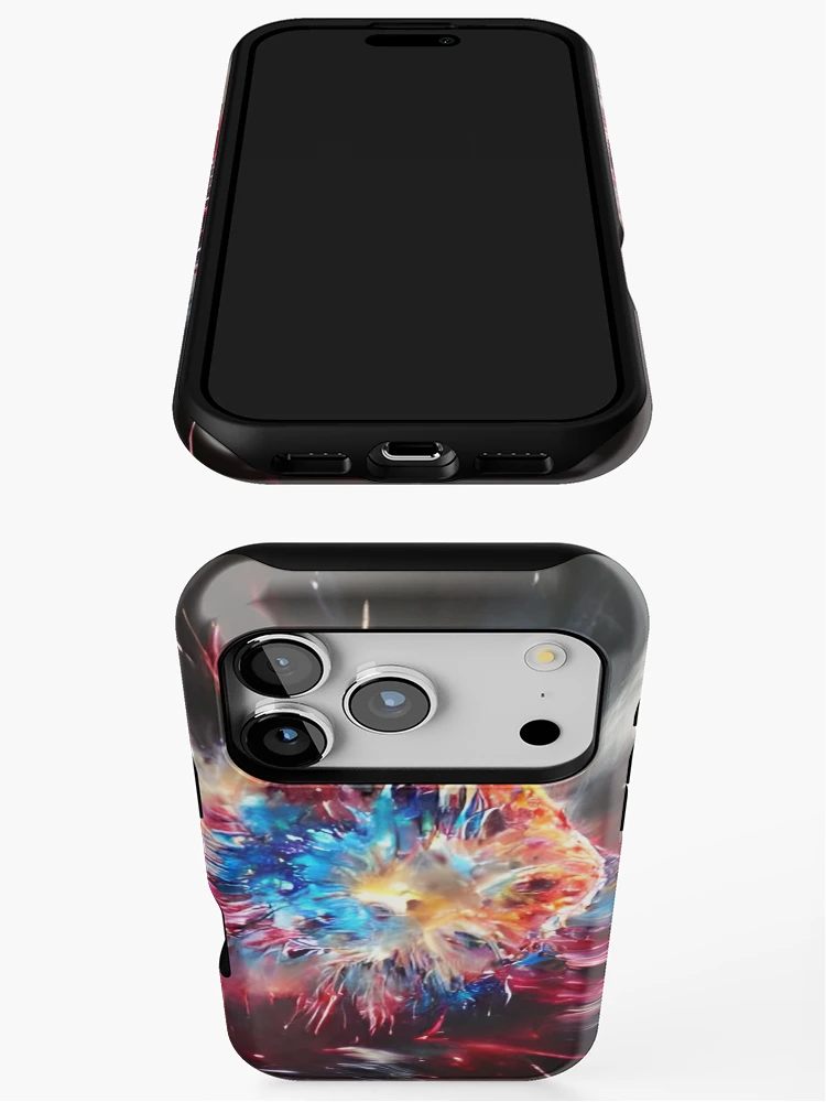 Thumbnail 3 of 4, iPhone Case, AI Generated Supernova designed and sold by PyroPython.
