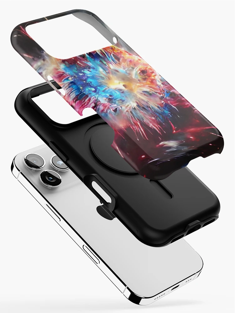Thumbnail 2 of 4, iPhone Case, AI Generated Supernova designed and sold by PyroPython.