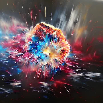 Artwork thumbnail, AI Generated Supernova by PyroPython
