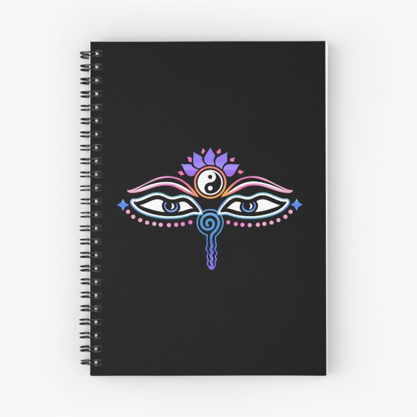 Item preview, Buddha Eyes, Yin Yang, Lotus Flower, Symbol Wisdom and Enlightenment designed and sold by nitty-gritty.