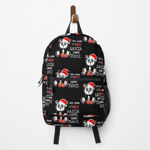 Item preview, Funny Christmas Panda T-shirt I Am Sooo Nice Santa Came Twice two Presents designed and sold by Hanlar.