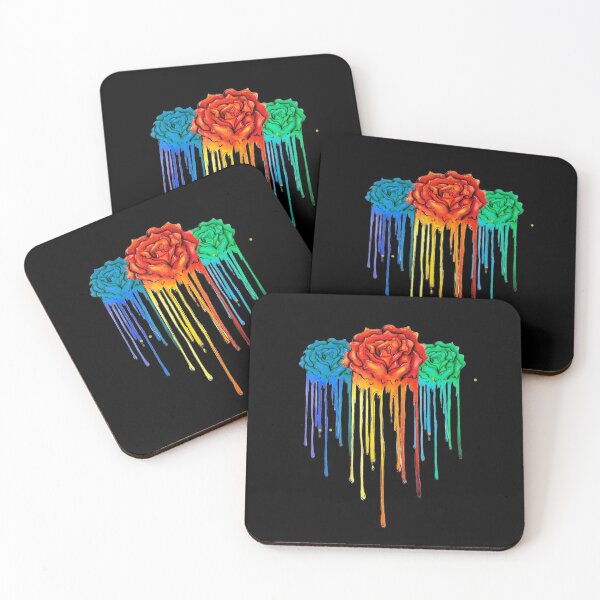 Item preview, rainbow roses  designed and sold by PetNamedPeeve.