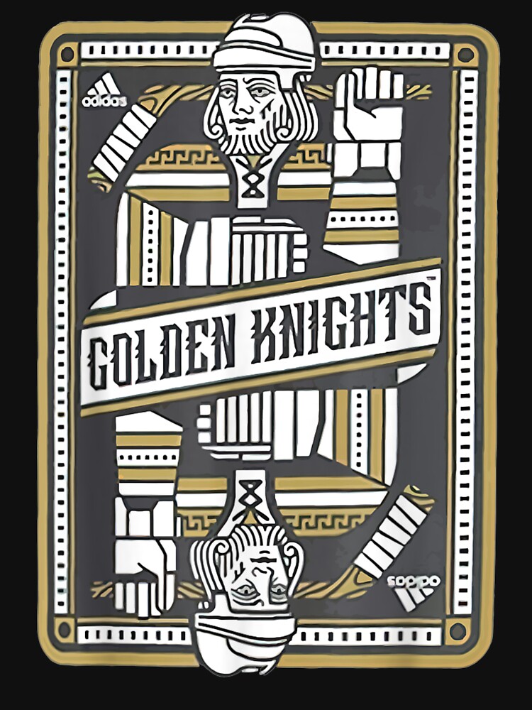 Las Vega Golden Knights Mens Card Logo Amplifie Vegas Golden Knights Essential T-Shirt | Redbubble