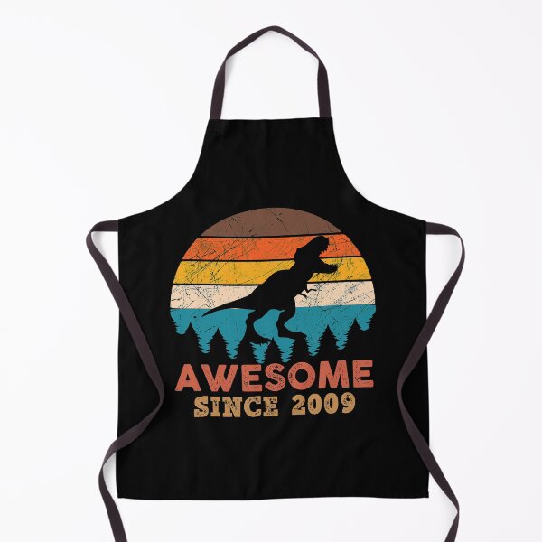 Item preview, Awesome Since 2009 Retro Vintage Dinosaur 12nd Birthday Gift designed and sold by designbychow.