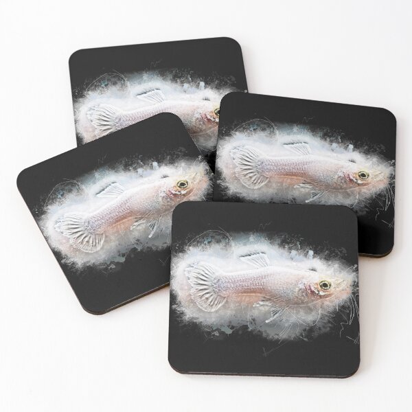 Item preview, Guppy White - Poecilia reticulata designed and sold by AquariumLutter.