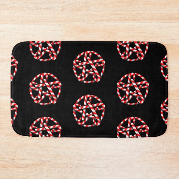 Item preview, Candy Cane Pentagram designed and sold by christinaashman.