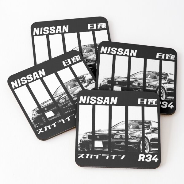 Item preview, NISSAN SKYLINE GT-R R34 Black 'N White 3 (Black Version) designed and sold by Cero81.