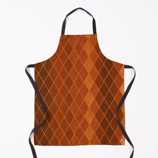 Aperçu de l'œuvre Burnt Brick Orange, Rhombus Pattern créée et vendue par bubblyshades.