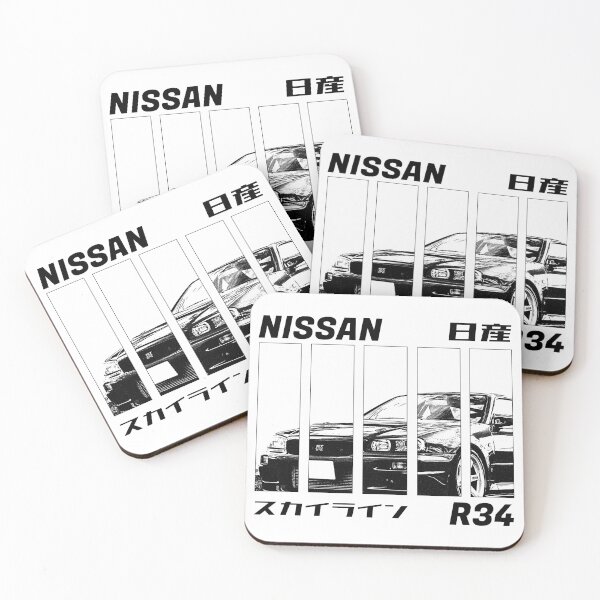 Item preview, NISSAN SKYLINE GT-R R34 Black 'N White 3 designed and sold by Cero81.