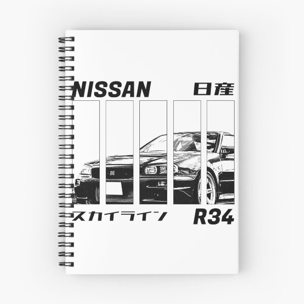 Item preview, NISSAN SKYLINE GT-R R34 Black 'N White 3 designed and sold by Cero81.