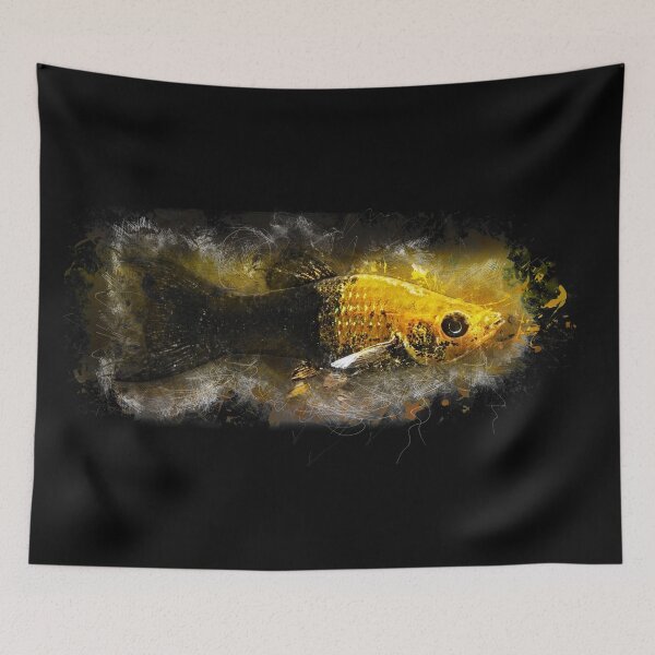 Item preview, Gold Dust Molly - Poecilia sphenops designed and sold by AquariumLutter.