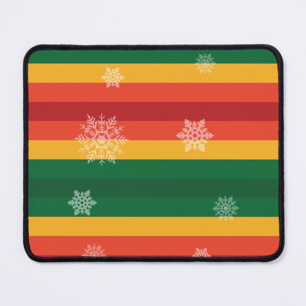 Item preview, Stripes red yellow green cross with crystals as Christmas and winter and reggae patterns designed and sold by pa02-designs.
