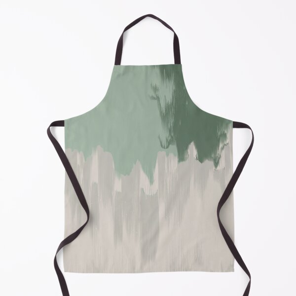 Item preview, Muted Glitch Abstract Art Pattern in Soft Taupe and Sage Green designed and sold by kasamor.