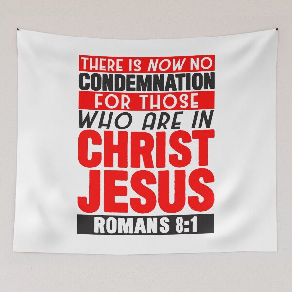 Item preview, Romans 8:1 designed and sold by plushism.