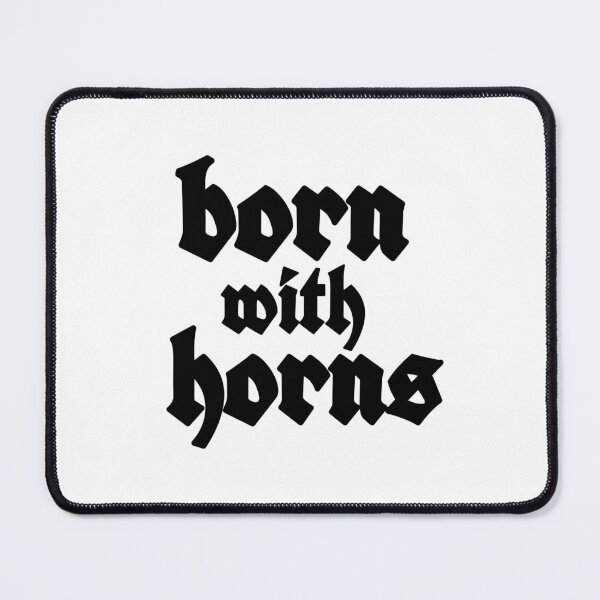 Item preview, Machine Gun Kelly sticker - born with horns designed and sold by alienspink.