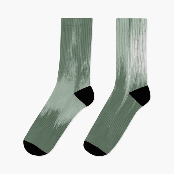 Item preview, Muted Glitch Abstract Art Pattern in Olive and Sage Green designed and sold by kasamor.