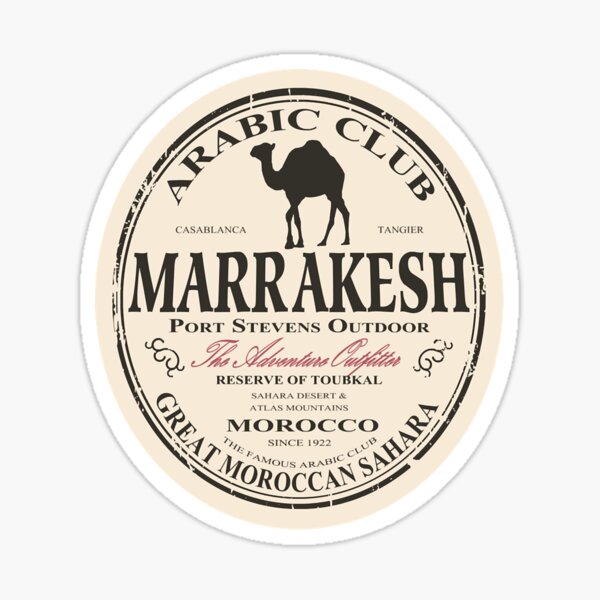 Marrakech Sticker