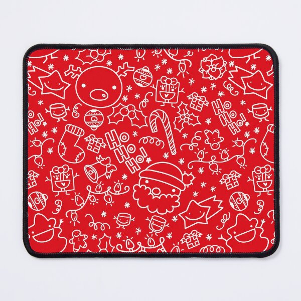 Item preview, Christmas Doodles - Red and White designed and sold by Lap-lab.