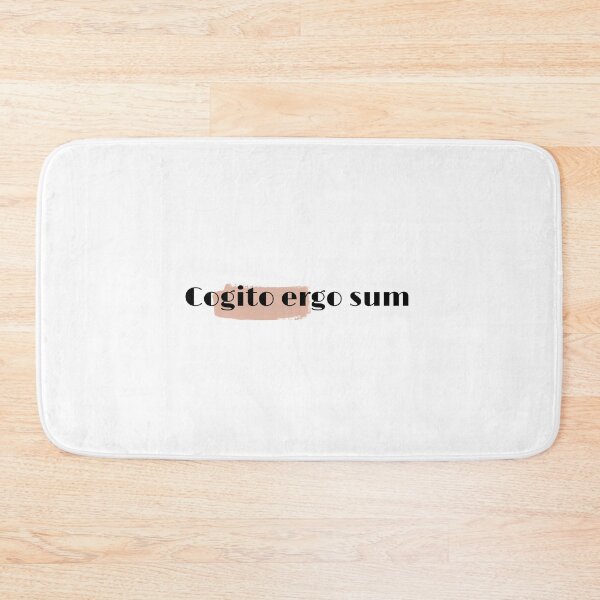 Item preview, Cogito ergo sum, I think therefore I am, Descartes latin quotes  designed and sold by -ouij.