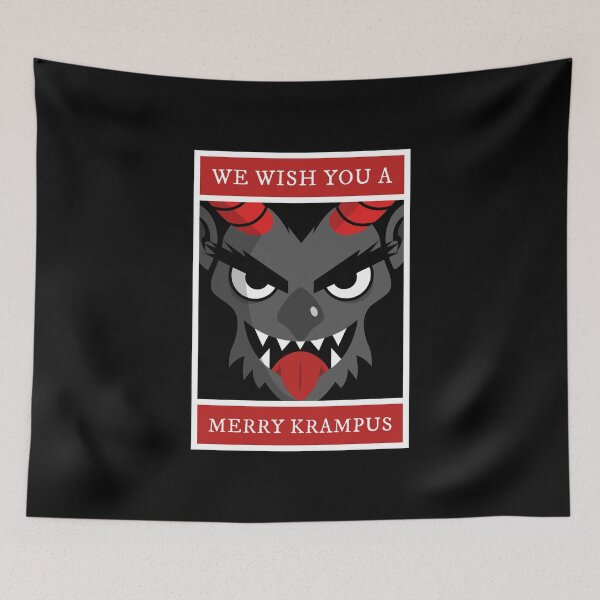 Item preview, We Wish You A Merry Krampus designed and sold by Shirtlify.