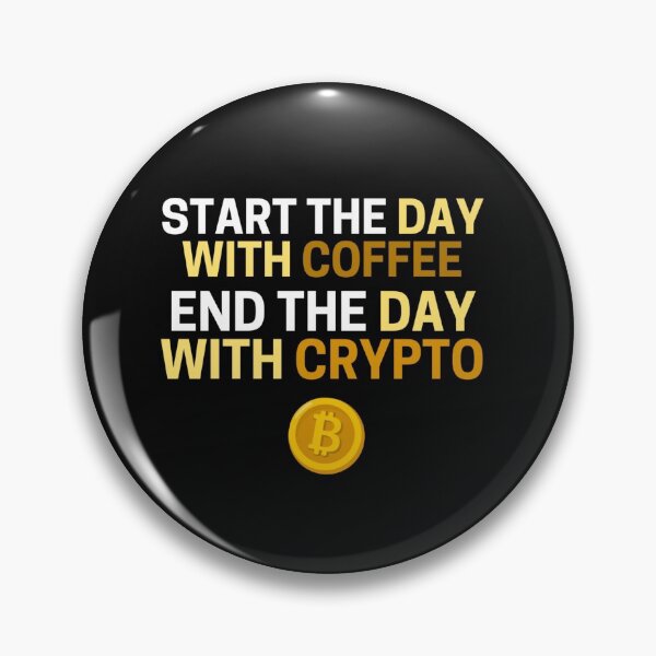 Item preview, Start With Coffee End With Crypto designed and sold by Vivoh12.