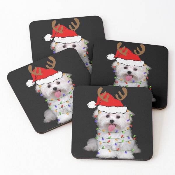 Item preview, maltese merry christmas designed and sold by TheCarrier.