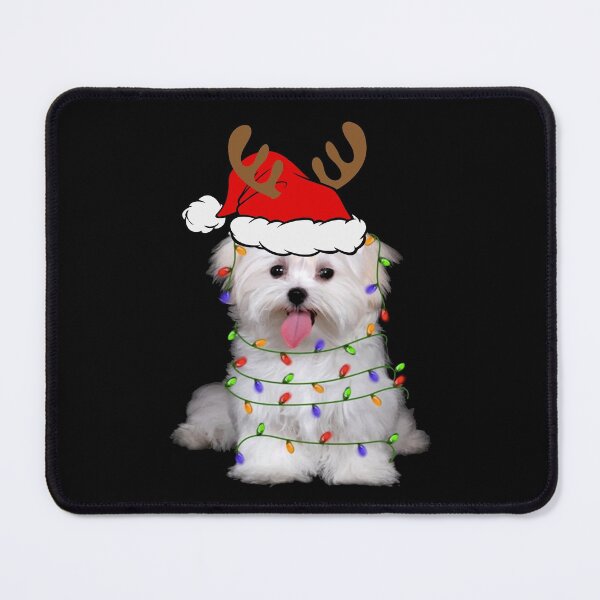Item preview, maltese merry christmas designed and sold by TheCarrier.