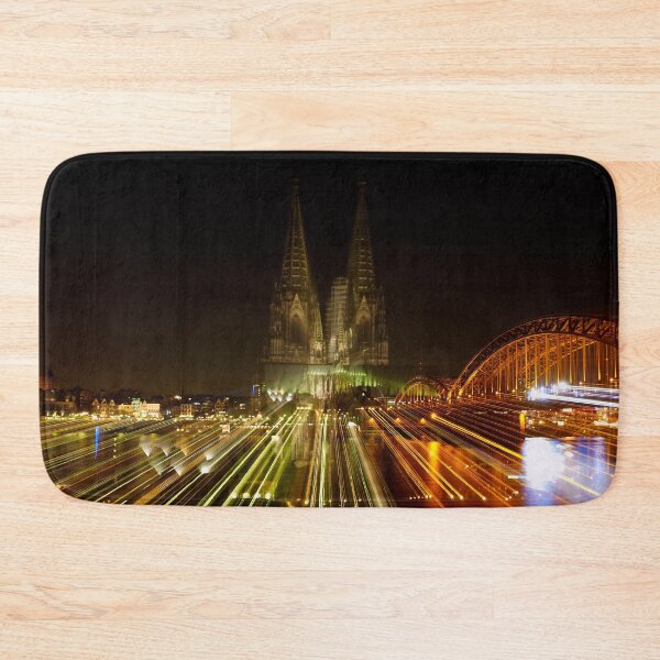 Item preview, Cologne Cathedral with Hohenzollern Bridge at night designed and sold by Ingo Gerlach.